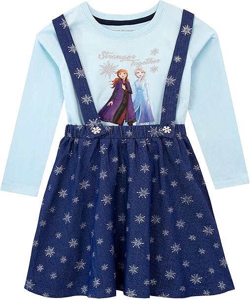 Disney - Robe et Haut en Tablier -La Reine des Neiges - Fille - Frozen