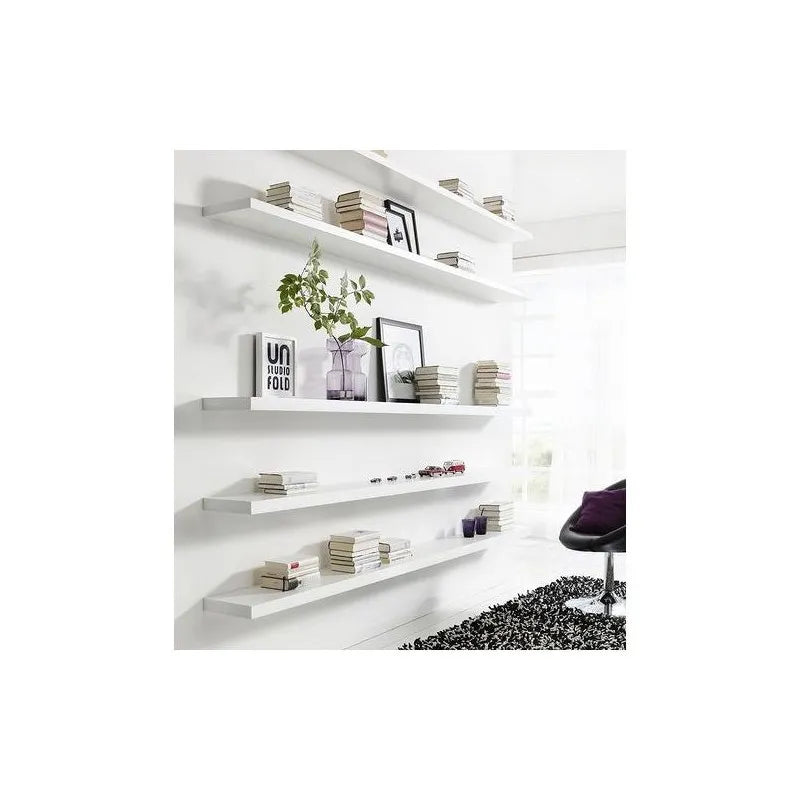 Étagère - Murale à fixations invisibles - 60 Cm - Blanc